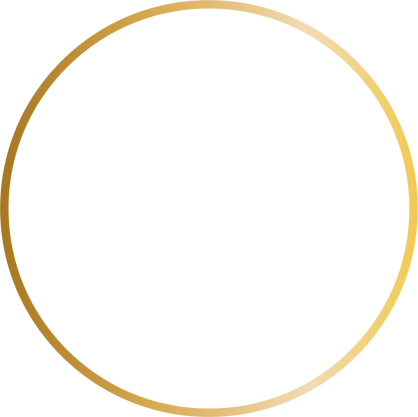 Gradient Gold Round Frame